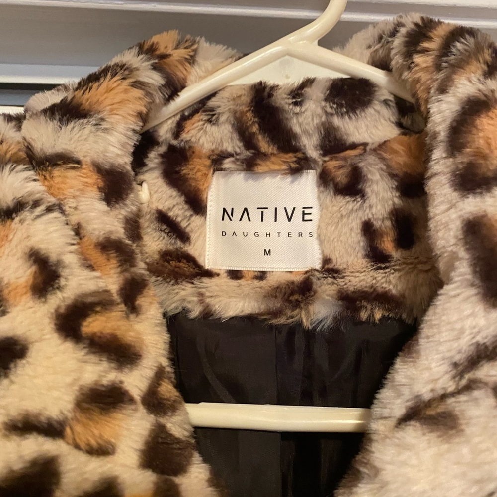 Native Faux Fur Coat Women’s Medium